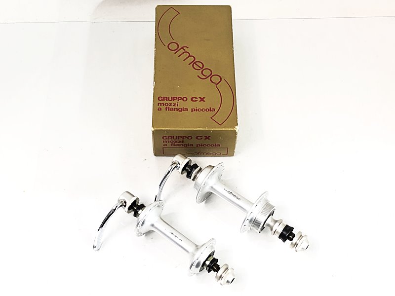 【中古】未使用品 オフメガ OFMEGA CX スモールフランジ ボスフリーハブ GRUPPO CX MOZZI 100/126mm 32H ITA