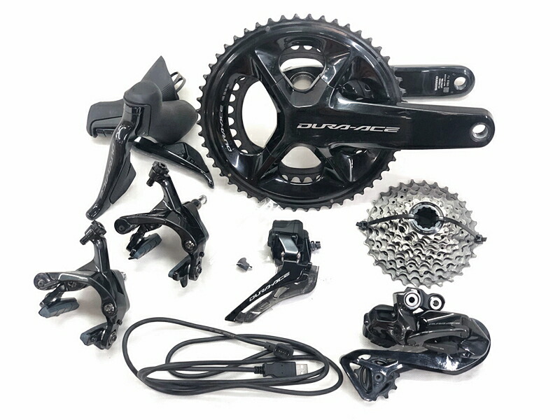 【中古】シマノ SHIMANO デュラエース DURA-ACE ST/FD/RD-R9250 FC-R9200 BR-R9200 CS-R9200 電動Di2 リム打ちきり コンポセット 〇【引き下げ】