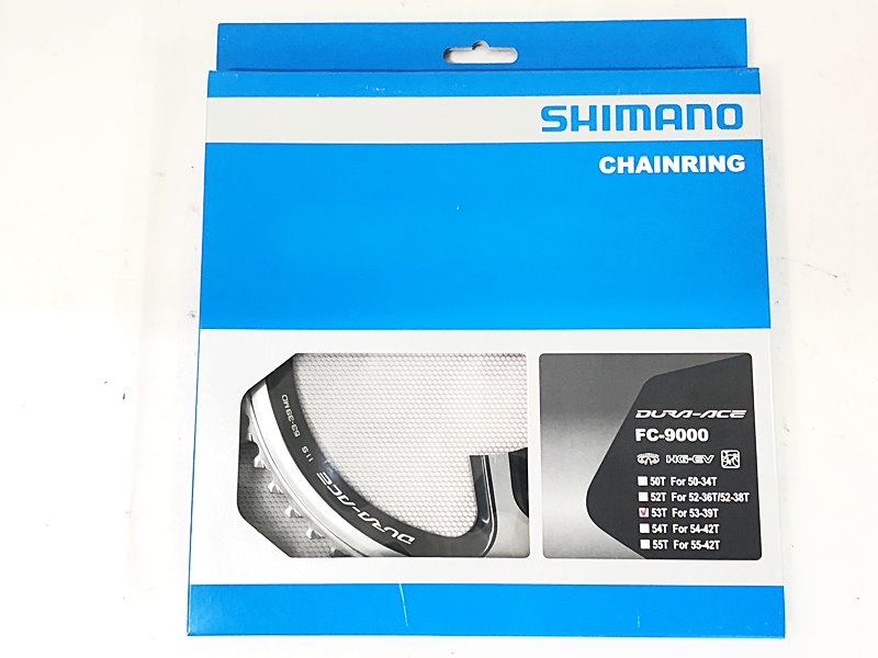 【中古】未当て嵌める品 シマノ SHIMANO デュラエース チェーンリングアウターのみ DURA-ACE FC-9000 CHAINRING 53T チェーン店輪っか 〇 その他-自転車・サイクリング-スポーツ・アウトドア