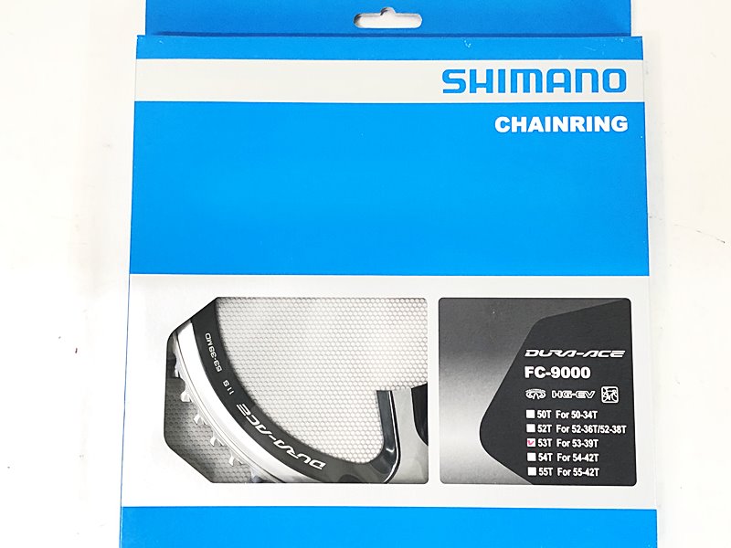 【中古】未当て嵌める品 シマノ SHIMANO デュラエース チェーンリングアウターのみ DURA-ACE FC-9000 CHAINRING 53T チェーン店輪っか 〇 自転車用パーツ-その他