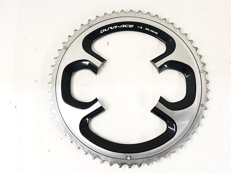 【中古】シマノ SHIMANO デュラエース チェーンリングアウターのみ DURA-ACE FC-9000 CHAINRING 55T チェーンリング 〇