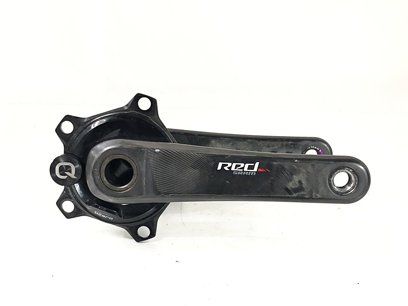 【中古】ゲットー SRAM 赤いこと22/クオーク D無し RED22/QUARQ DZERO 170粍 右スターターのみ 力強さ米突嘱する【引き下げ】