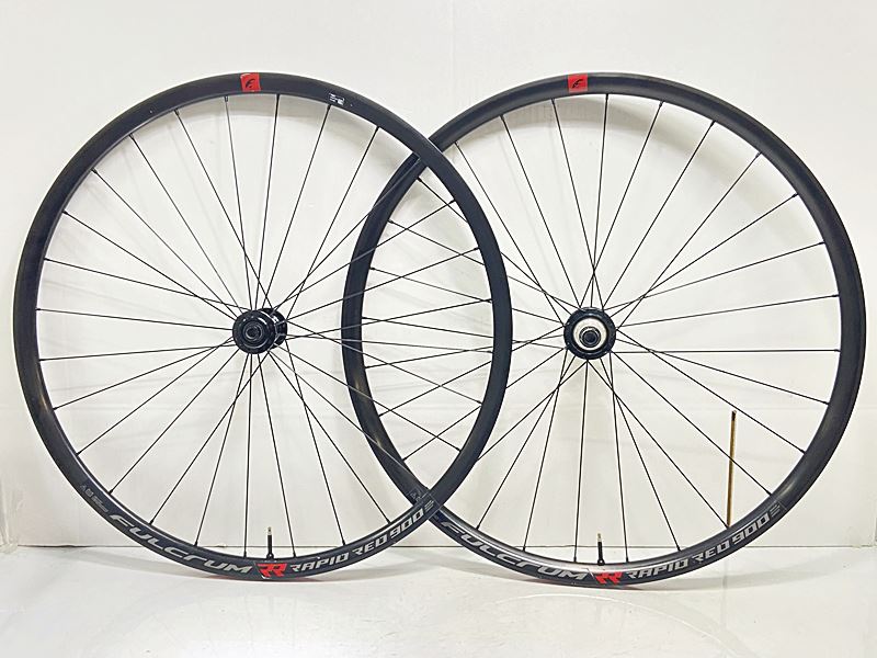 【中古】フルクラム FULCRUM ラピッドレッド RAPID RED 900 ホイールセット SRAM XDR 12速 DISC チューブレスレディ アルミ