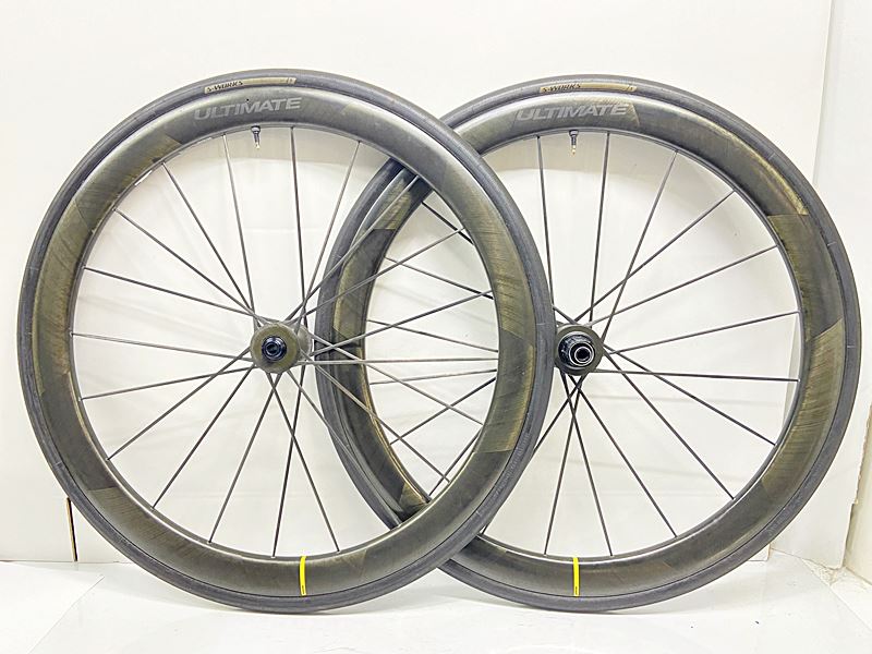 【中古】訳アリ マビック コスミックアルティメイト COSMIC ULTIMATE 45 DISC ホイールセット シマノフリー 12速 DISC UST カーボン