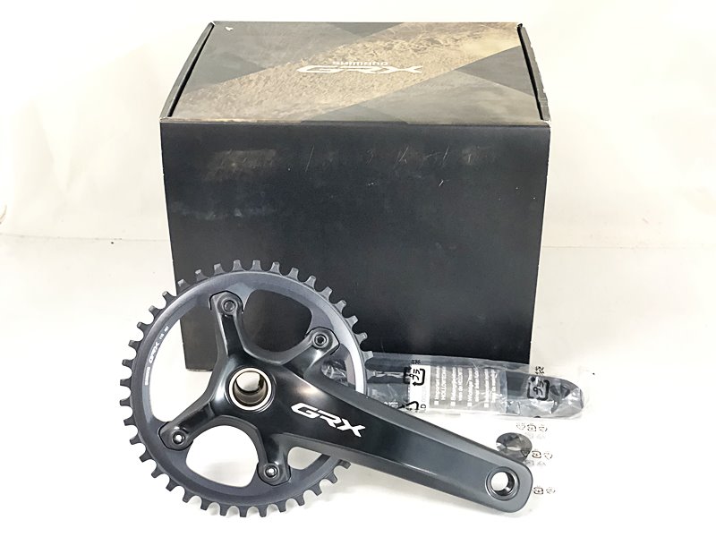 【中古】未当て嵌める品 シマノ SHIMANO GRX FC-RX810-1 40T/172.5粍 スターター仕掛ける 〇 その他-スポーツ・アウトドア