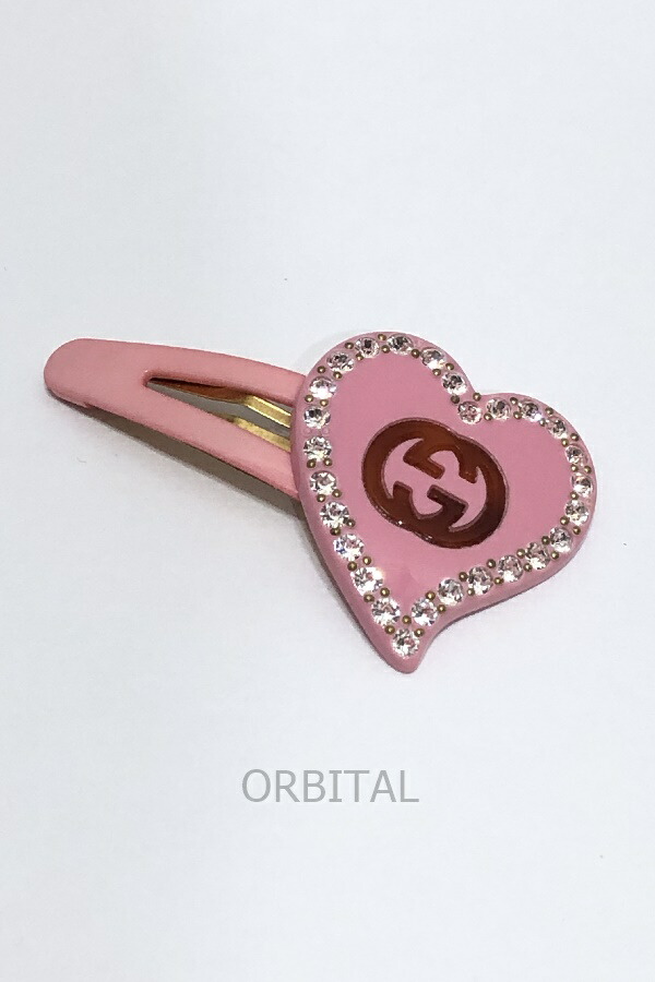 値下げ！！GUCCI ハート型 ヘアクリップ 楽天市場】GUCCI グッチ Interlocking G Heart Small Hair Clip