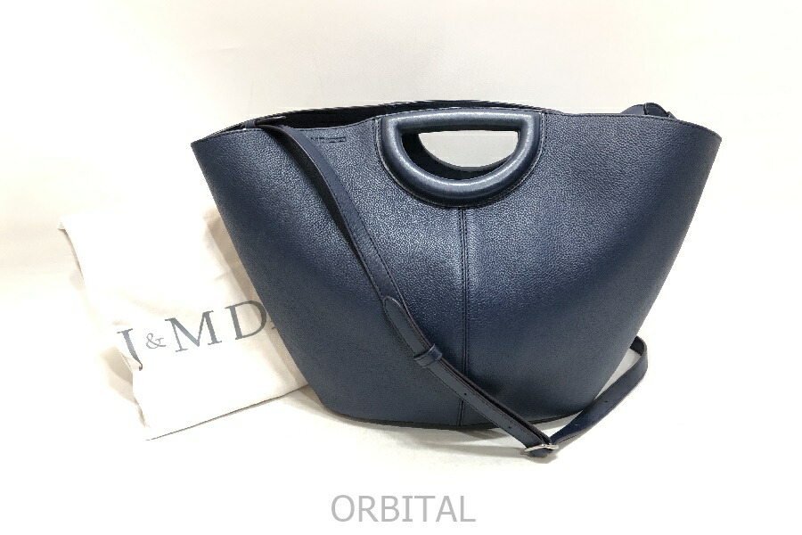 J&M Davidson マーケットトート ネイビー 2way ショルダーバッグ J&M DAVIDSON マーケットトートM ネイビー J&M Davidson マーケット