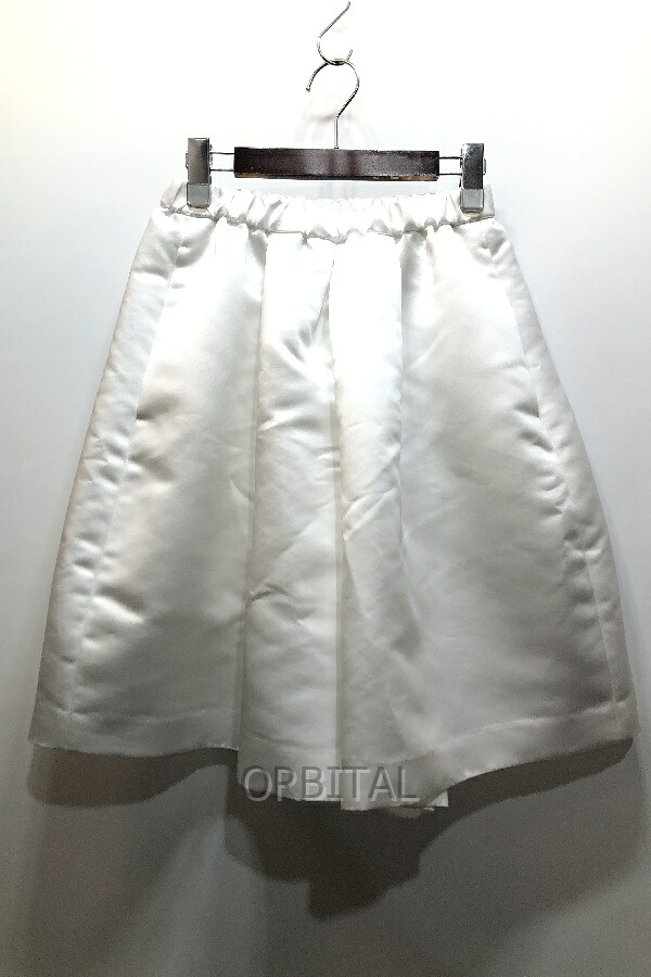 【中古】経堂) エンフォルド ENFOLD 25AW タック ギャザー キュロットパンツ CULOTTES PANTS サイズ36 300IA231-0641 ホワイト