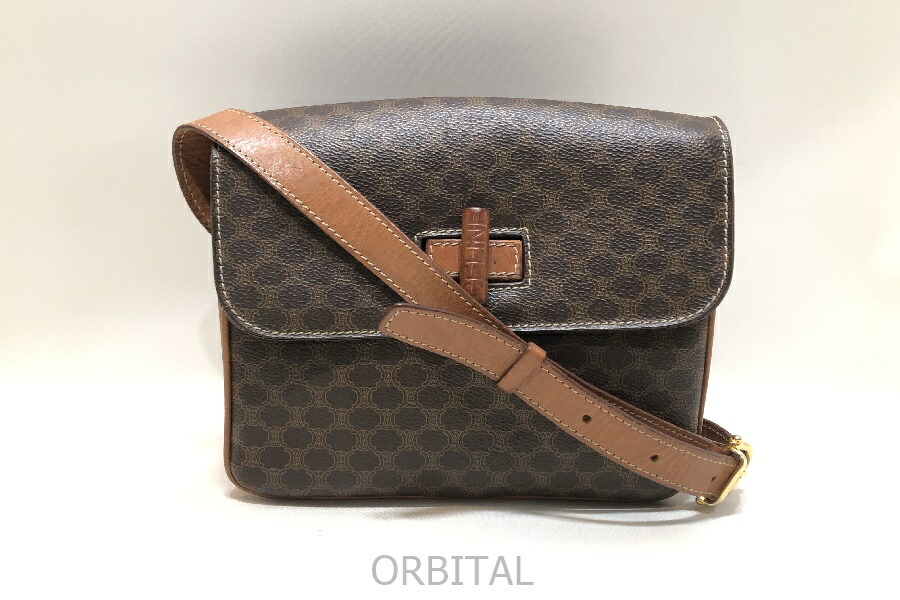 楽天市場】CELINE【セリーヌ】馬車金具 ショルダーバッグ マカダム柄