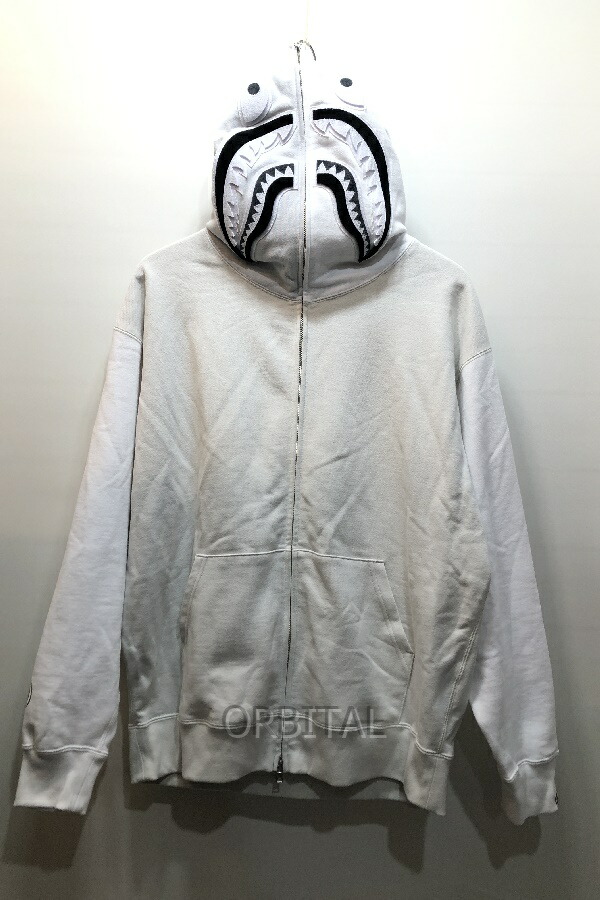 楽天市場】A BATHING APE(アベイシングエイプ) SHARK FULL ZIP HOODIE