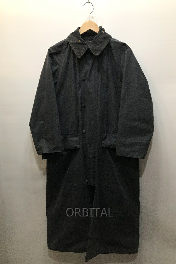 【中古】経堂) バブアー Barbour オイルドコート 80s ヴィンテージ バーレー 経年劣化 古着 オーバーサイズフィット｜ベリーグッドストア