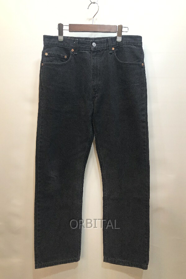 【中古】経堂) リーバイス LEVI'S 505 ブラックデニムパンツ ヴィンテージ 90s 00505-0260 W34 L30 ブラック