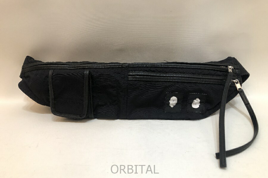 【中古】経堂) リックオウエンス Rick Owens ダークシャドウ DRKSHDW ベルトバッグ ウエストバッグ ボディバッグ