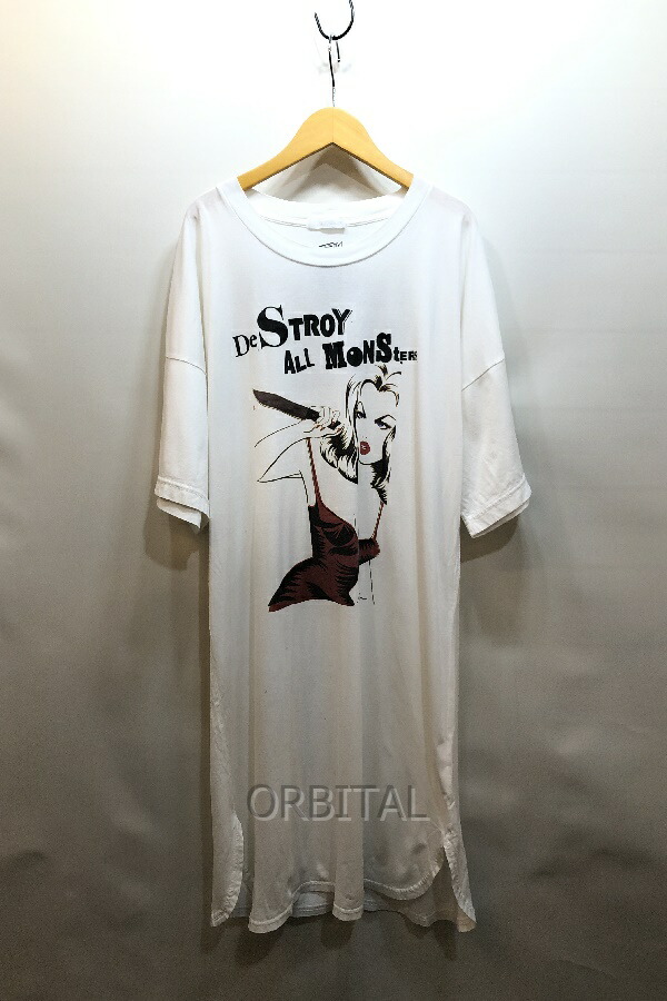 【中古】経堂) ヒステリックス HYSTERICS De STORY ALL MONSTER Tシャツ ワンピース 05182CO01 ヒステリックグラマー 使用感有特価
