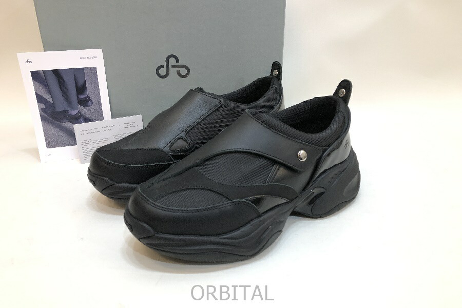【中古】経堂) OAO オーエーオー Shell 外殻 スニーカー 黒いこと 23C-1A10AR1 レディース 25糎 通貨価値46,200円 美品