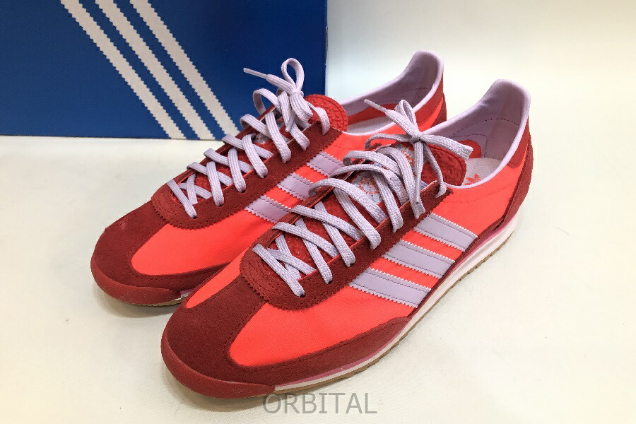 【中古】経堂) アディダス Adidas SL 72 OG 定価14,300円 レッド スエード 27.5cm JH7392 ローカット EVAソール