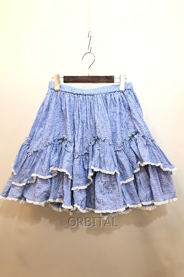 【中古】経堂) ミキオサカベ MIKIO SAKABE ジェニーファックス 25SS 綿織物 Lolita スコート JFSS25S02 大きさF 通貨価値60,500円 青碧