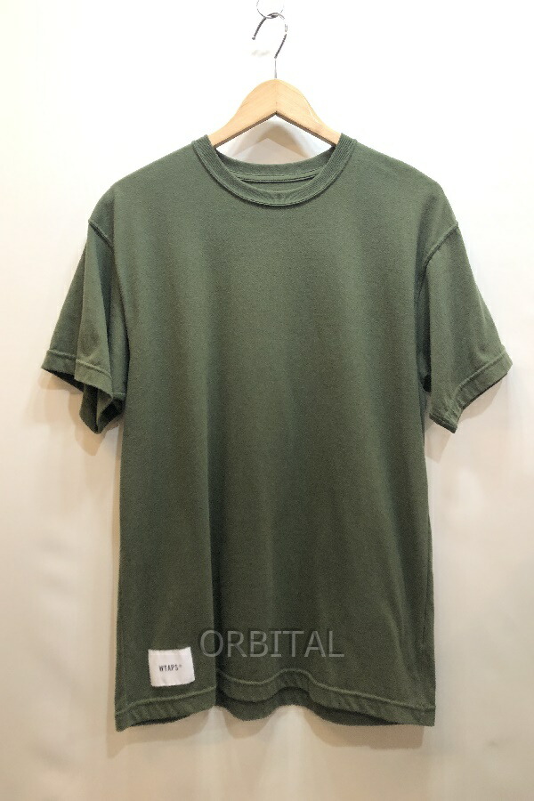 【中古】経堂) ダブルタップス WTAPS DESIGN 06 ティーシャツ Tee トップス 231ATDT-CSM34 大いさ01 カーキ 23SS メンズ