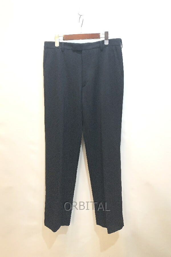【中古】経堂) PRADA プラダ スラックス パンツ UP0065 ウール ブラック サイズ46 メンズ ボトムス クラシック ラグジュアリー｜ベリーグッドストア