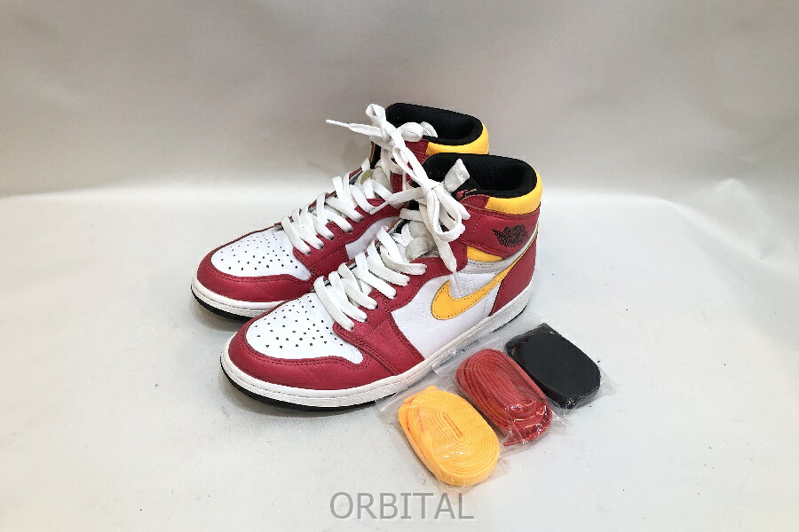 【中古】経堂) ナイキ NIKE エアジョーダン1 レトロ ハイ OG ライトフュージョンレッド 555088-603 サイズ26.5 スニーカー 靴 メンズ｜ベリーグッドストア