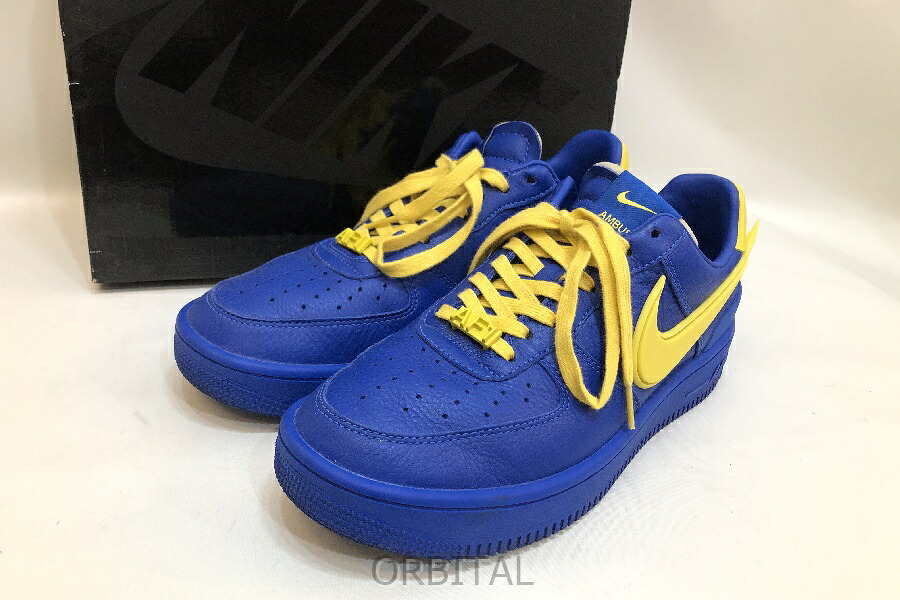 【中古】経堂) AMBUSH アンブッシュ Nike ナイキ Nike Air Force 1 Low ゲームロイヤルアンドヴィヴィッドサルファー DV3464-400 26.5｜ベリーグッドストア