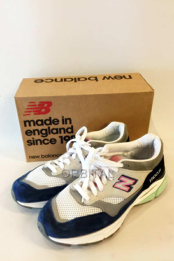 【中古】代官山)New Balance V3 Cross Model M15009FR ニュー平衡にする ローカットスニーカー 連合王国製  箱付き添い人 マルチ色合い 大きさ27糎