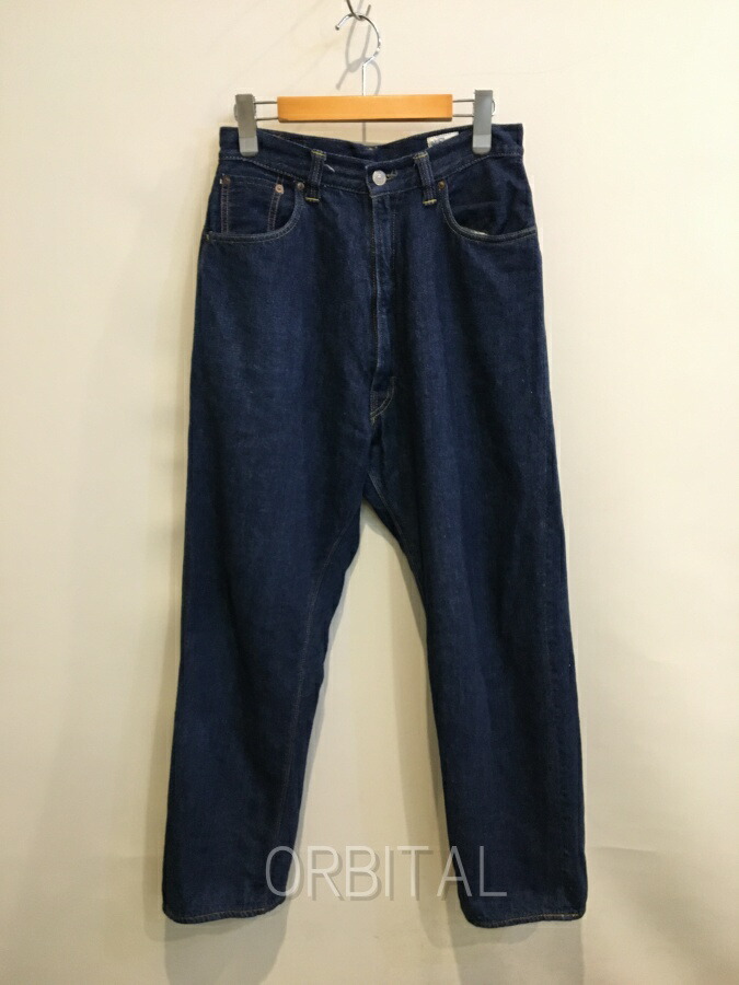 【中古】双生児玉)orSlow×BEAMS BOY オアスロウ×ビームスボーイ 701ZBB 別注 Monroe Pants Special 通貨価値26,950円 モンロージーンズ S