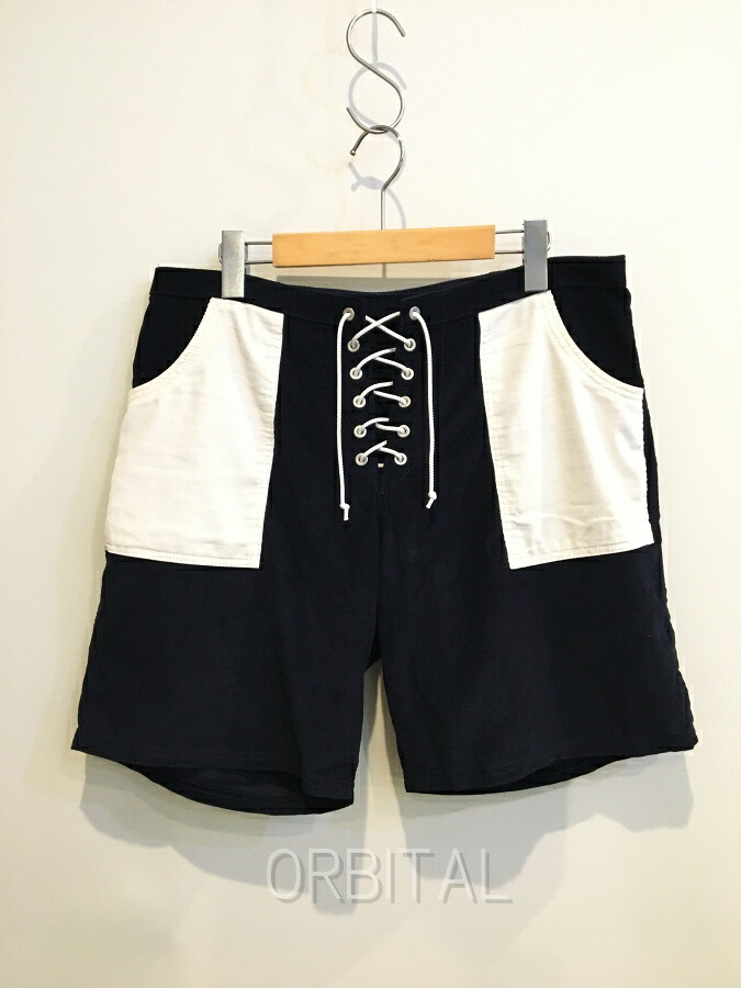 【中古】双生子玉) Subculture 補欠選手一般教養 CORDUROY SURF SHORTS コール天 サーフ さる股引き 二分の一ズボン下 SSP-S2103 米国海軍 3