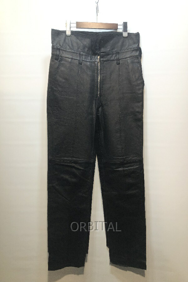 楽天市場】未使用品 21SS Midorikawa リバーシブル レザーパンツ
