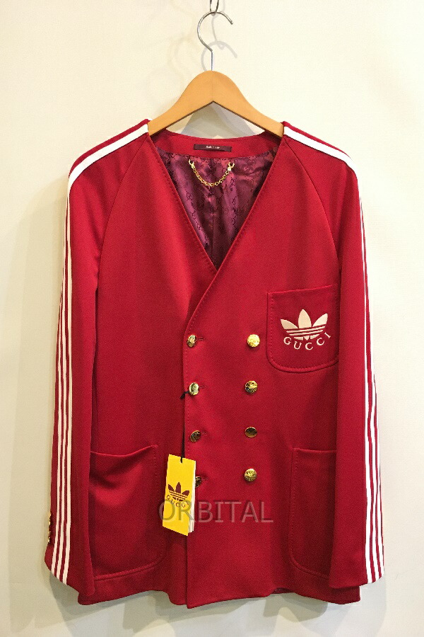 GUCCI×adidas グッチ アディダス フードインジャケット 48 タグ 楽天市場】GUCCI×adidas グッチ×アディダス アセテート フード