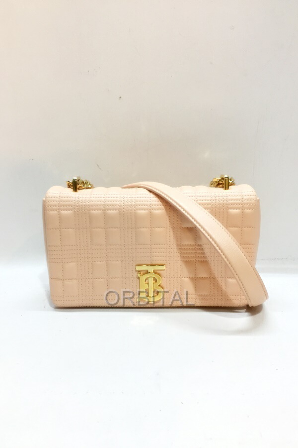 楽天市場】【バーバリー】Burberry キルティング レザー ロゴ チェーン