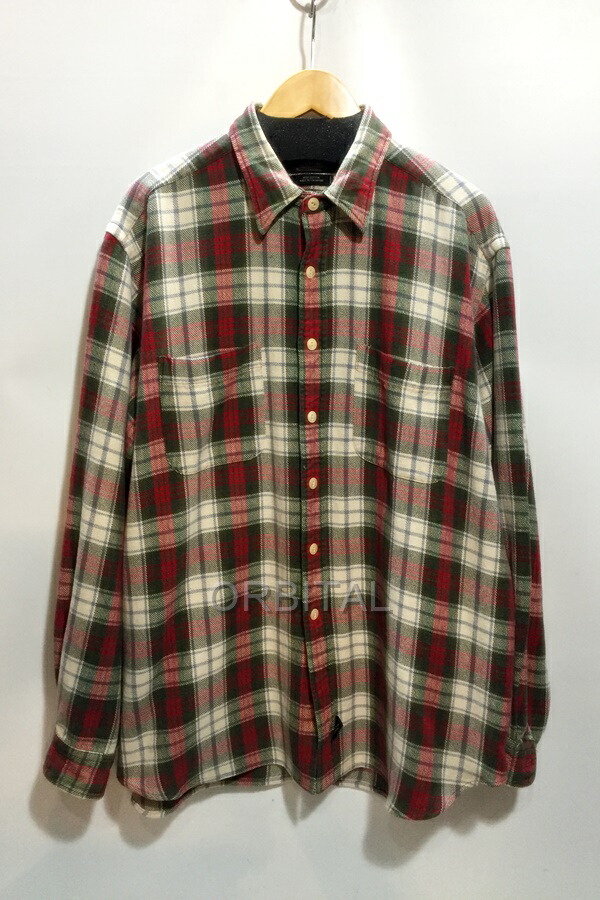 USA製90s RRL 三つ星ウールオンブレチェックXL RRL RALPH LAUREN 90s VTG flannel shirts XL ダブルアールエル