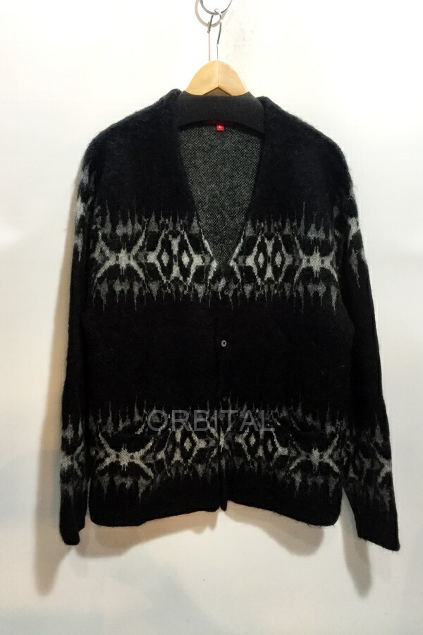 【美品】supreme 黒ケーブルニットカーディガン　L 楽天市場】ケーブルニット（ブランドシュプリーム）（メンズ