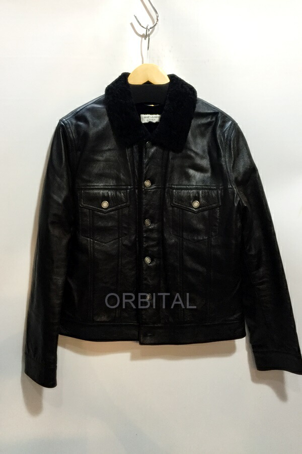 SAINT LAURENT ムートンレザージャケット　630132 YCCR2 SAINT LAURENT ムートンレザージャケット 630132 YCCR2 - メルカリ