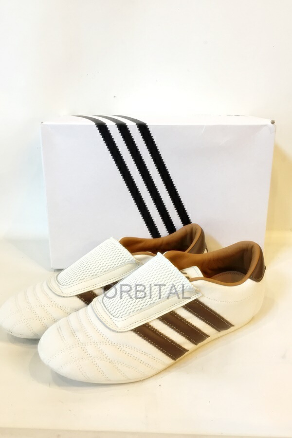 【中古】代官山)adidas × KITH アディダス×口づけ Taekwondo JR7036 テコンドースニーカー 白いこと×赤銅色 25.5珊