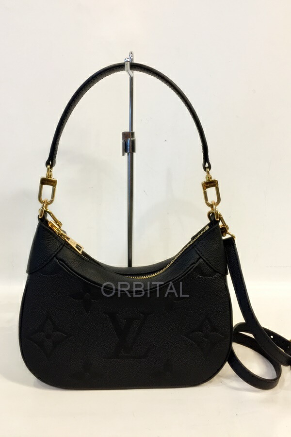 【中古】代官山)LOUIS VUITTON ルイヴィトン M46002 バガテルNM モノグラムアンプラント 2WAY ショルダーバッグ ブラック