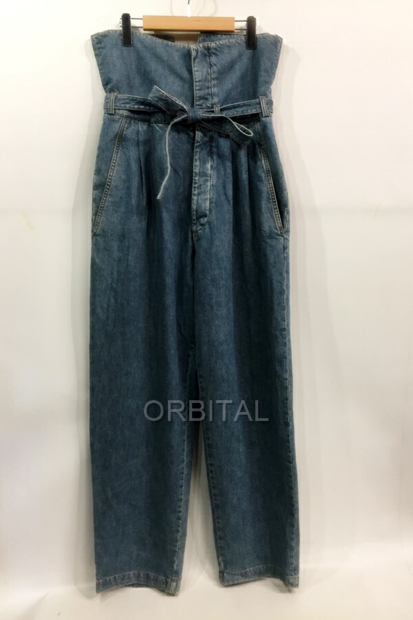 【定価約13万】LOEWE ライトブルー ワイドレッグデニム 定価約13万】LOEWE ライトブルー ワイドレッグデニム 定価約13万