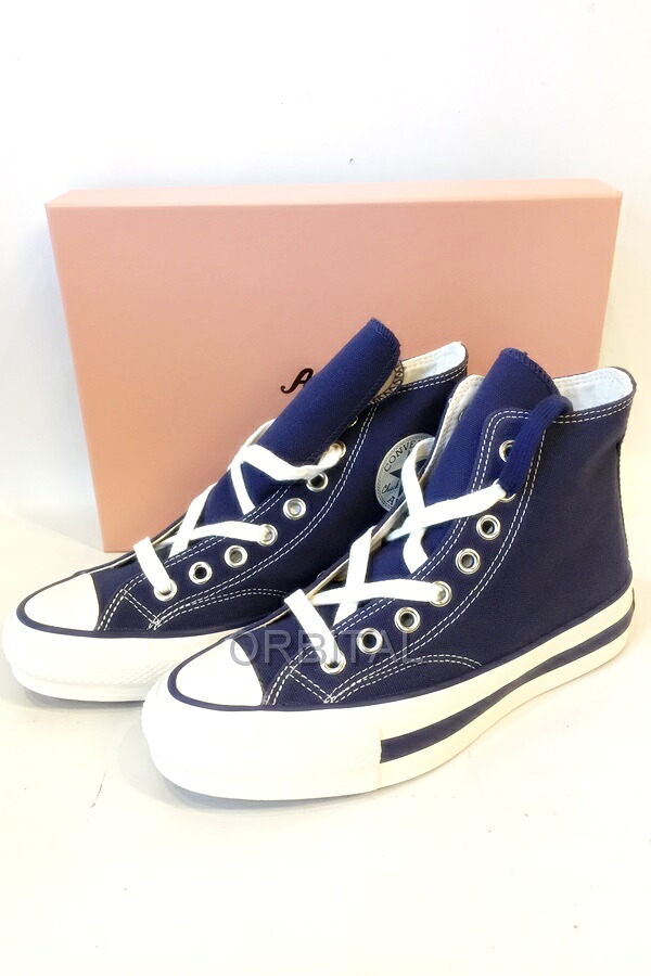 【中古】代官山)CONVERSE ADDICT × GOD SELECTION XXX コンバースアディクト  CHUCK TAYLOR CANVAS TX HI ファスナーテイラー 23.5