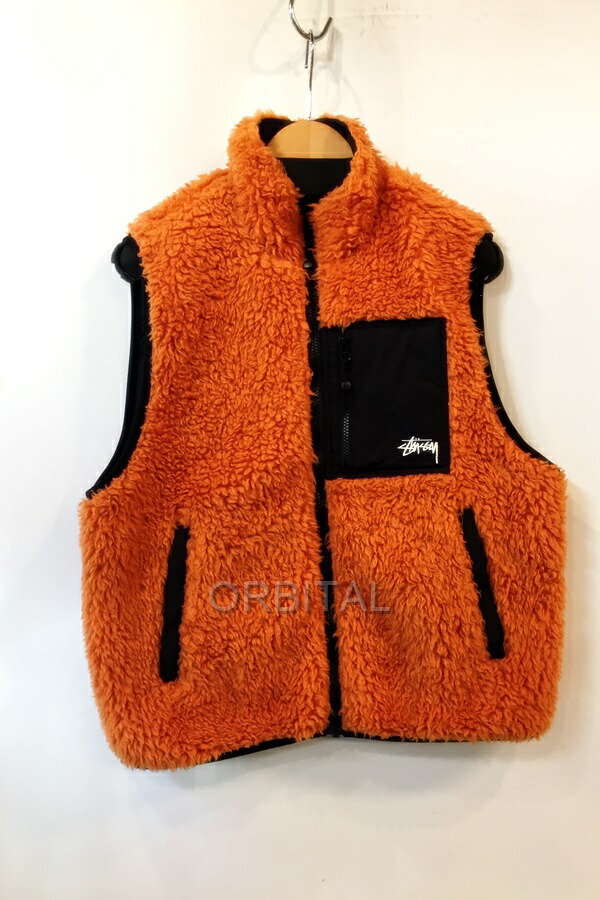 楽天市場】STUSSY 22aw PYTHON REVERSIBLE DOWN VEST SIZE-L