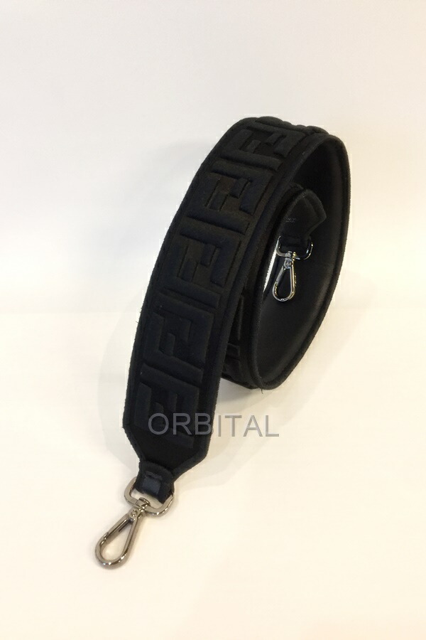 【中古】代官山)FENDI フェンディ STRAP YOU ストラップユー ズッカ柄 FFロゴタイプ ストラップショルダー 黒いこと