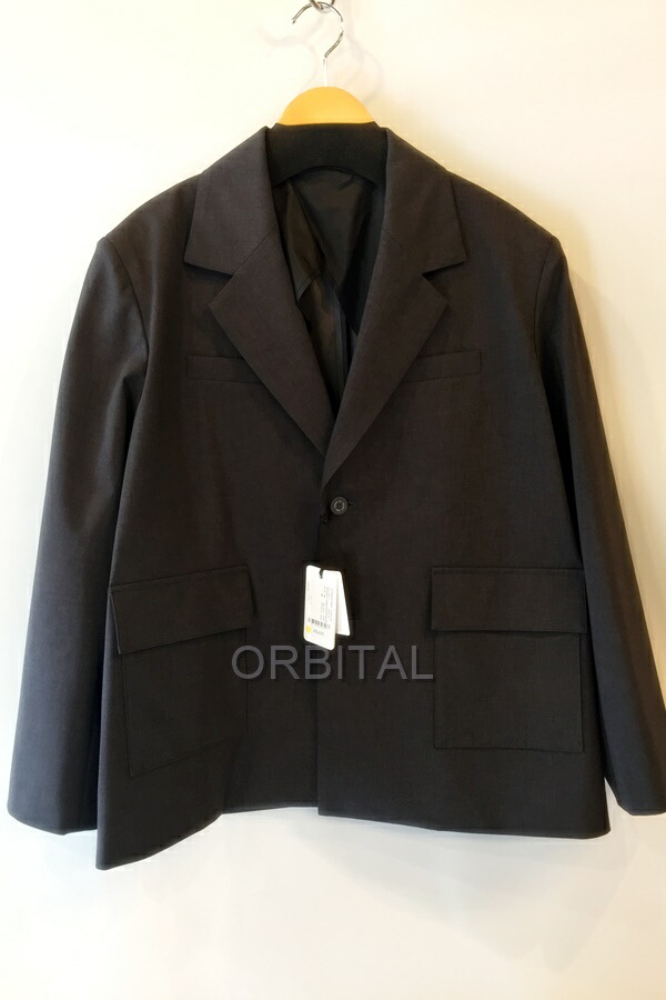 【中古】代官山)F/CE. WATERPROOF POWER SHOULDER BLAZER FPA08252U0003 お水校正刷り 力強さ 肩先 スポーツジャケット グレ－大いさM