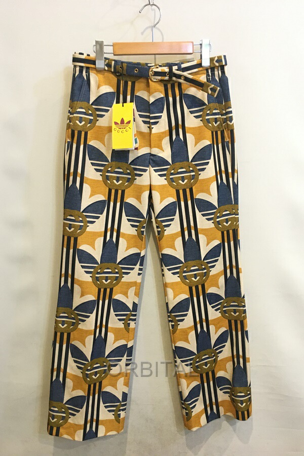 楽天市場】GUCCI×adidas グッチ×アディダス トレフォイル コーデュロイ