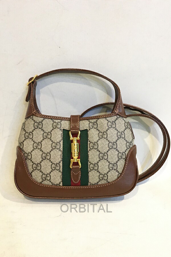 【中古】二子玉)GUCCI グッチ ジャッキー 1961 ミニバッグ 2WAY ショルダーバッグ 定価363,000円 GGスプリーム 極美品