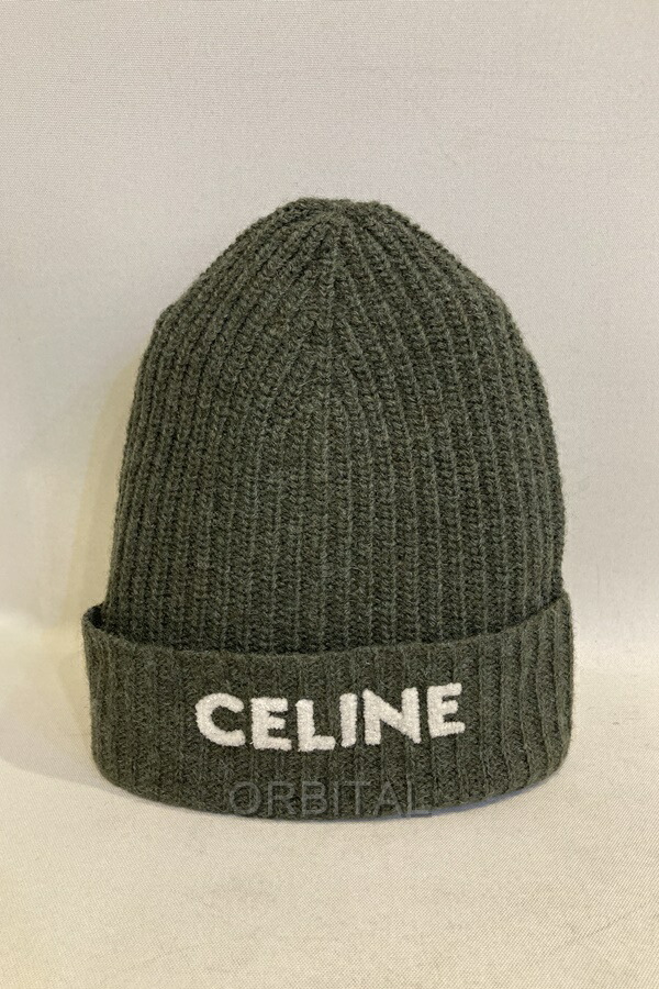 楽天市場】CELINE セリーヌ ニット帽 2AD6H048T.38OW メンズ ビーニー