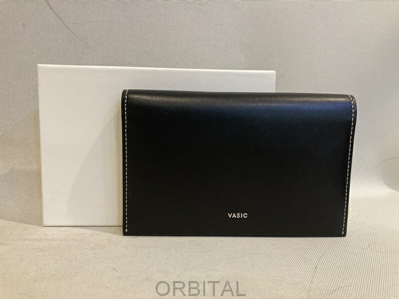 VASIC 二つ折り財布 長財布 黒 レザー 楽天市場】【中古】VASIC長財布 ブラック【価格見直し】 : ブランド