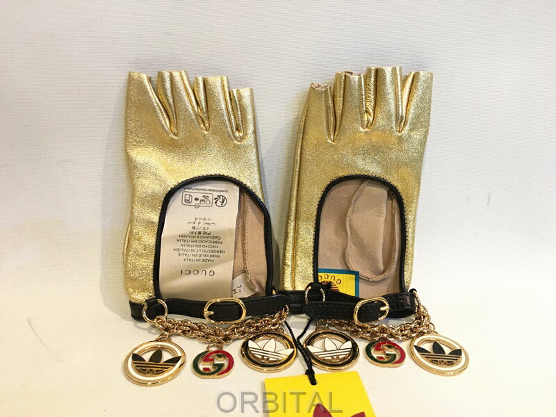 楽天市場】【中古】GUCCI×adidas保存袋 ラムスキン手袋 ブラウン【価格