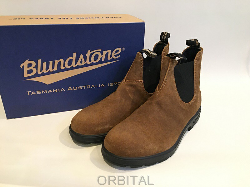 【中古】二子玉) Blundstone ブランドストーン ORIGINALS 1910 スエードサイドゴアブーツ ブラウン 定価29,700円 UK8 26.5cm ※スレ有