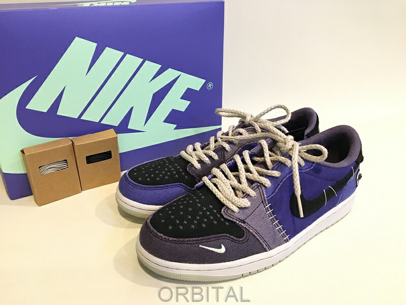 【中古】双生児玉)ザイオンウィリアムソン × ナイキ 未当て嵌める  AIR JORDAN 1 RETRO LOW OG エア湖 ジョーダン 1 レトロ LOW OG 27珊 IH2309-500