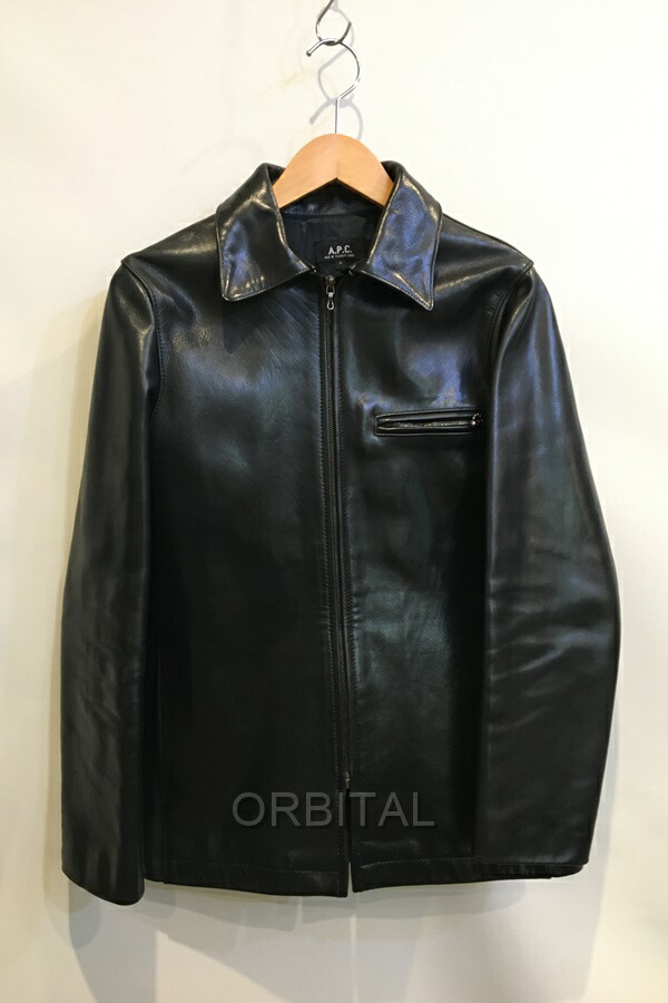 楽天市場】アーペーセー 牛革 レザージャケット S ブラウン A.P.C. 本