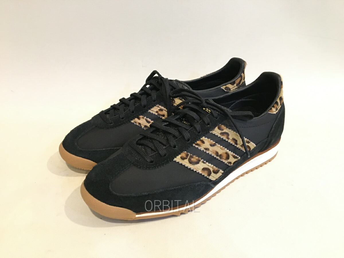 【中古】二子玉) adidas originals アディダスオリジナルス 未使用 JR1640 レオパードスニーカー SL72 OG レディース 24cm 定価12,320円